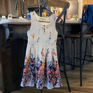 Girls sleeveless dress. Size 10 perfect for church or Easter only worn twice.